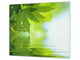 Very Big Kitchen Board – Glass Cutting Board and worktop saver; Nature series DD08: Le foglie 4