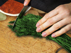 Glass Kitchen Board 60D03A: Root spices 1