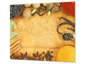 Glass Kitchen Board 60D03A: Spices. 2