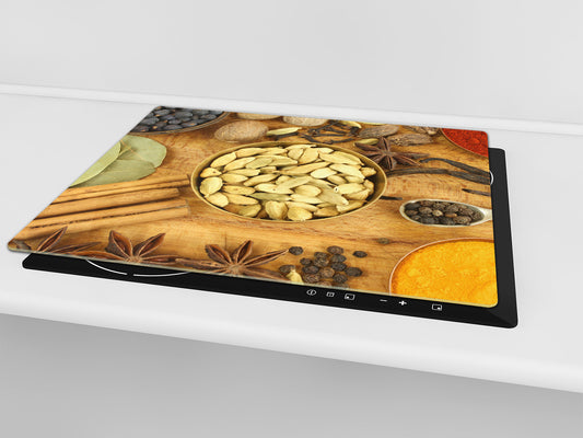 Glass Kitchen Board 60D03A: Spices. 4