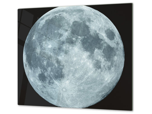 Tempered GLASS Kitchen Board D09 Other: Full Moon