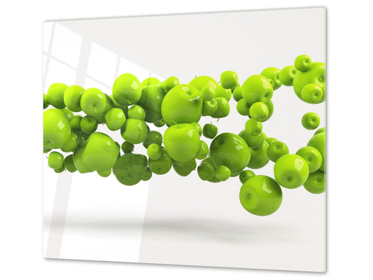 KITCHEN BOARD & Induction Cooktop Cover  D07 Fruits and vegetables: Apple 4