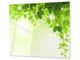 Tempered GLASS Kitchen Board – Impact & Scratch Resistant; D08 Nature Series: Leaves 11