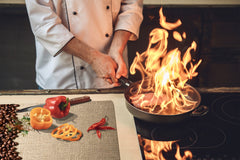 Tagliere in VETRO temperato – Proteggi-piano di lavoro e spianatoia; D05 Serie Caffè Caffè 144