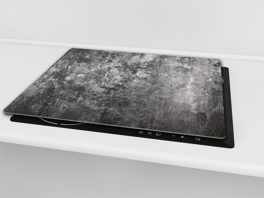 Tempered GLASS Kitchen Board – Impact & Scratch Resistant D10A Textures Series A: Old wall