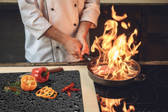 Tempered GLASS Kitchen Board – Impact & Scratch Resistant D10B Textures Series B: Water 25