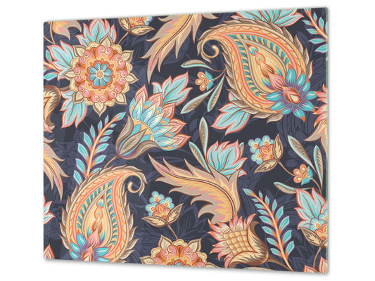 Chopping Board - Induction Cooktop Cover D14 Patterns and Mandalas Series: Drawing 55