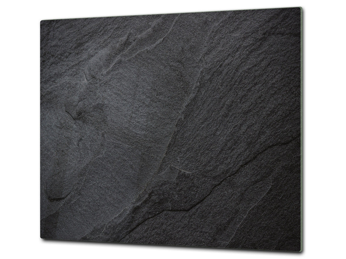 TEMPERED GLASS CHOPPING BOARD – Glass Cutting Board and Worktop Saver D26 Textures and tiles 2 Series: Dark granite