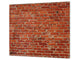Kochplattenabdeckung Stove Cover und Schneideplatten; D10 Textures Series B: Brick wall 1