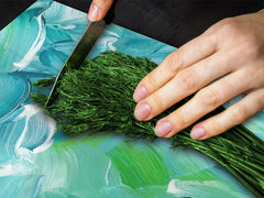 Tempered GLASS Kitchen Board D09 Other: Texture 70