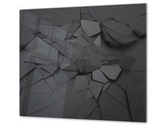 Tempered GLASS Kitchen Board – Impact & Scratch Resistant D10A Textures Series A: Texture 16