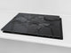 Planche à découper en verre trempé et couvre-cuisinièr; D10A Série Textures A: Texture 16