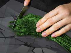 Tempered GLASS Kitchen Board – Impact & Scratch Resistant D10A Textures Series A: Texture 16