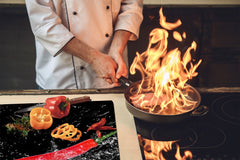 KITCHEN BOARD & Induction Cooktop Cover  D07 Fruits and vegetables: Pepper 30