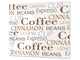 Tagliere in VETRO temperato – Proteggi-piano di lavoro e spianatoia; D05 Serie Caffè Caffè 79