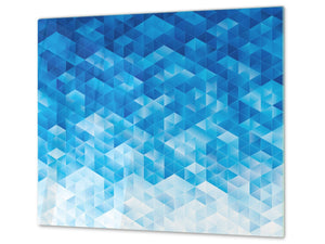 Tempered GLASS Cutting Board D01 Abstract Series: Texture 68