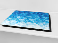 Tempered GLASS Cutting Board D01 Abstract Series: Texture 68