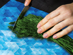 Tempered GLASS Cutting Board D01 Abstract Series: Texture 68