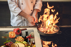 GIGANTE ASSE DA CUCINA e Copri-piano cottura a induzione; Serie di vini DD04: Vino 22