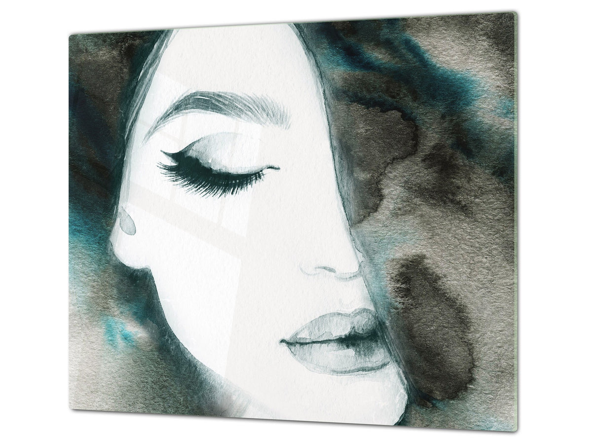 Glass stove top 60D19: Woman 4