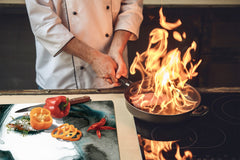 Glass stove top 60D19: Woman 4