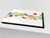 Tabla de cocina de vidrio templado - Tabla de corte de cristal resistente D07 Frutas y verduras: Frutas 14
