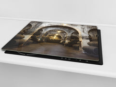 ORIGINALE tagliere in VETRO temperato – Copri-piano cottura a induzione; D04 Serie Bevande: Vino 27