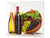 Planche à découper en verre - Couvre-plaques de cuisson; D04 Série Boissons Vins 21