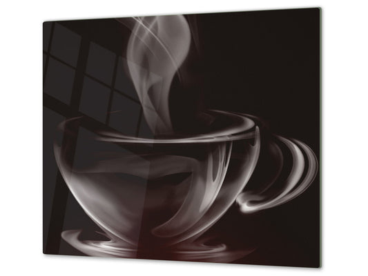 KITCHEN BOARD & Induction Cooktop Cover D05 Coffee Series: Coffee 6