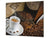 Kochplattenabdeckung Stove Cover und Schneideplatten D05 Coffee Series: Coffee 107
