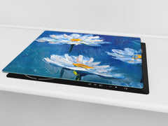 Resistant Glass Cutting Board 60D05B: Flowers 5