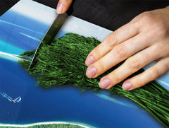 Tempered GLASS Cutting Board 60D10: Islands on the ocean