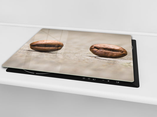 KITCHEN BOARD & Induction Cooktop Cover D05 Coffee Series: Coffee 74