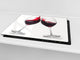 Chopping Board - Induction Cooktop Cover D04 Drinks Series: wine 2