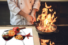 Tabla de cortar - Cubierta para la placa de inducción D04 Serie Bebidas: Vino 2