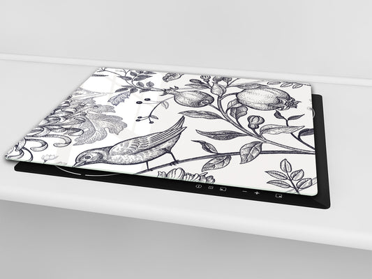 Tempered GLASS Cutting Board – Worktop saver  D15 Drawings Series: Drawing 52