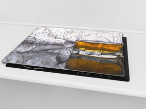Planche à découper en verre - Couvre-plaques de cuisson; D04 Série Boissons Boire 6