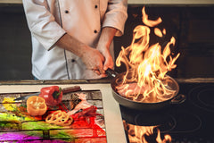 Tempered GLASS Cutting Board – Worktop saver  D15 Drawings Series: Brick wall 7