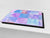 Planche de cuisine en verre trempé D13 Série D'art: Mosaïque 5