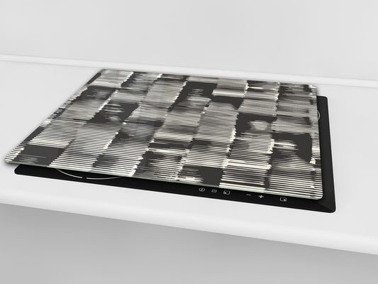 Tempered GLASS Kitchen Board D09 Other: Gray 8