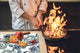 Küchenbrett aus Hartglas und Kochplattenabdeckung; D14 Patterns and Mandalas Series: Drawing 87