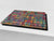 Chopping Board - Induction Cooktop Cover D14 Patterns and Mandalas Series: Tiles 4