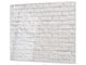 Tempered GLASS Kitchen Board – Impact & Scratch Resistant D10B Textures Series B: Brick Wall 9