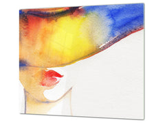 Glass stove top 60D19: Woman 2