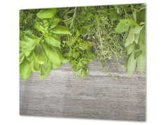 KITCHEN BOARD & Induction Cooktop Cover  D07 Fruits and vegetables: Herbs 3