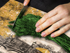 Worktop saver and Pastry Board D13 Images: Big Ben yellow umbrella