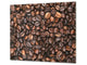 Tagliere in VETRO temperato – Proteggi-piano di lavoro e spianatoia; D05 Serie Caffè Caffè 121