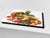 Couvre-plaques de cuisson en VERRE trempé; D07 Fruits et Légumes  ﻿Légumes