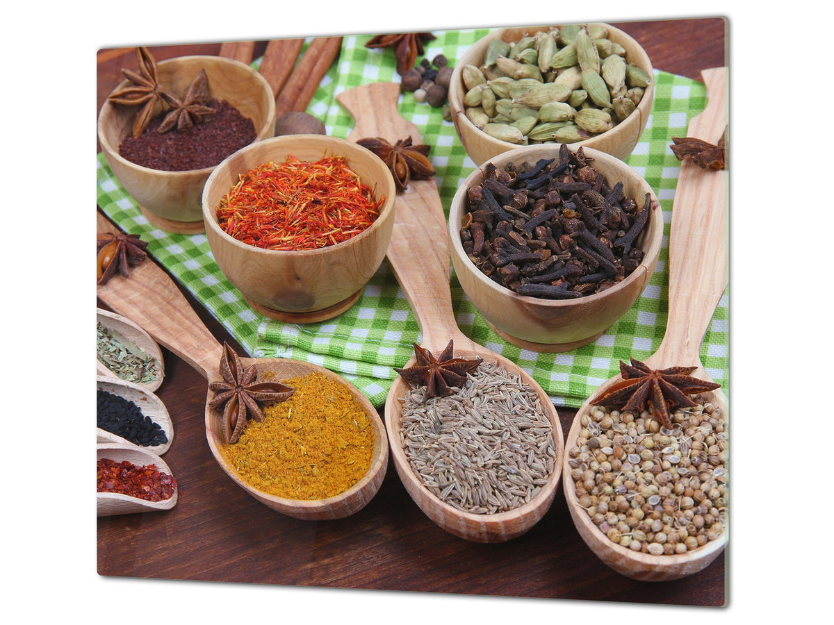 Glass Kitchen Board 60D03A: Spices 1