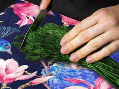 Tempered GLASS Cutting Board – Worktop saver  D15 Drawings Series: Flower 26